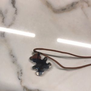 Swarovski bear necklace